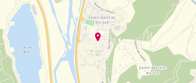 Plan de Accueil de loisirs extrascolaire Zucca, Route du Collège, 06670 Saint-Martin-du-Var
