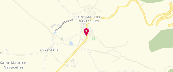 Plan de Accueil de loisirs Peri saint Maurice Navacelles, Le Village, 34520 Saint-Maurice-Navacelles