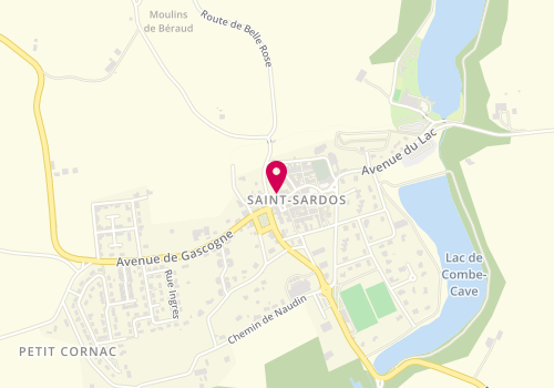 Plan de Accueil de loisirs enfants de saint Sardos, Base de Loisirs du Lac du Boulet, 82600 Saint-Sardos