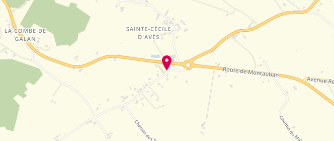 Plan de Accueil de loisirs Sainte Cécile D'avès, 8292 Chemin Toulze, 81600 Gaillac