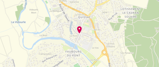 Plan de Accueil de loisirs Quissac, 1 Place Charles Mourier, 30260 Quissac