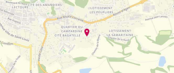 Plan de Centre de loisirs Louis Cardeilhac, Avenue du Docteur Souviron, 32700 Lectoure