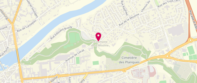 Plan de Accueil de loisirs - Cantepau Fieu - Mairie D'albi, 2 Rue Camille Desmoulins, 81000 Albi
