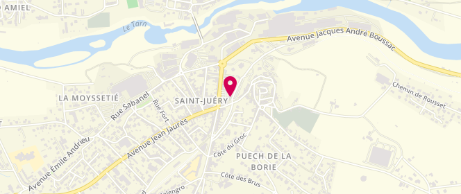 Plan de Centre de loisirs Francas, Côte des Brus, 81160 Saint-Juéry