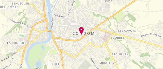 Plan de Accueil de loisirs Mendes France, Rue la Fontaine - Ecole Primaire Pierre Mendès France, 32100 Condom