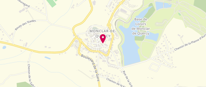 Plan de Espace Ados, 1 Rue Regain, 82230 Monclar-de-Quercy