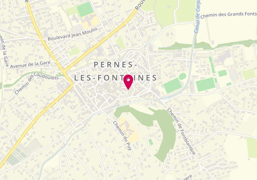 Plan de Accueil de loisirs Pernes Récré, 391 Avenue Char René - Complexe Sportif Paul de Vivie, 84210 Pernes-les-Fontaines