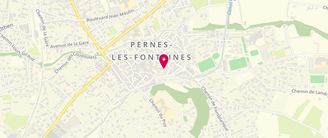 Plan de Accueil de loisirs Club Jeunes, 19 Avenue Font Luna, 84210 Pernes-les-Fontaines