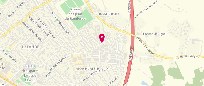 Plan de A.l.s.h du Ramierou, 895 Rue du Ramierou, 82000 Montauban