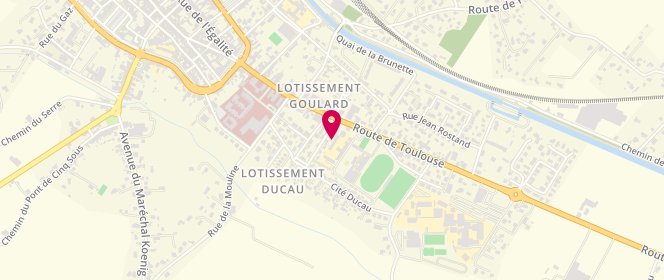 Plan de Accueil de loisirs Espace Loisirs (Maternel), 15 Bis Route de Toulouse, 82100 Castelsarrasin