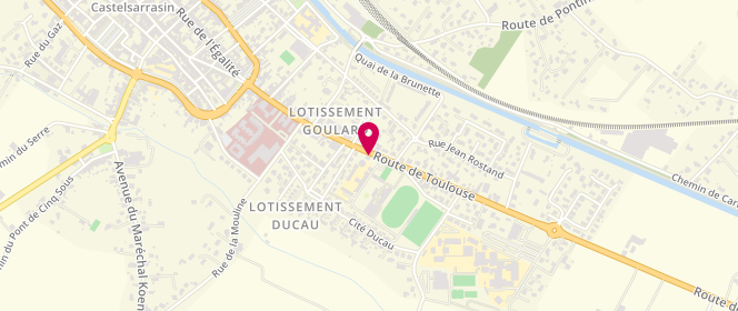 Plan de Accueil de loisirs Espace Loisirs (Primaires Et Ados), 15 Route de Toulouse, 82100 Castelsarrasin