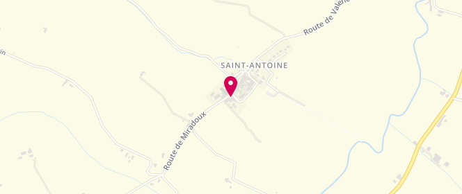Plan de Clae-Clsh De saint Antoine, Place de l'École, 32340 Saint-Antoine