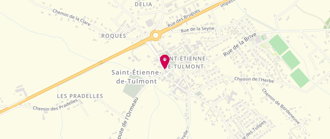Plan de Accueil de loisirs De saint Etienne De Tulmont, Ecole Privée saint Joseph, 4 Place de l'Église, 82410 Saint-Étienne-de-Tulmont
