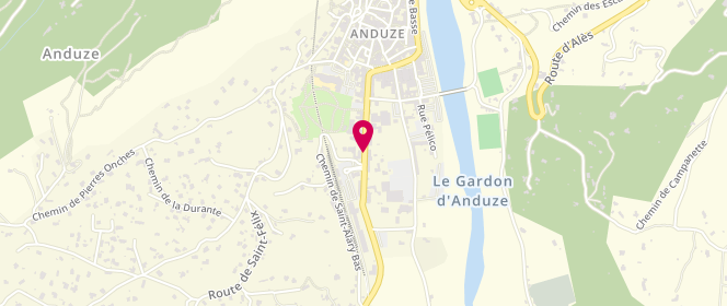 Plan de Accueil de loisirs d'Anduze, 93C Avenue du Pasteur Rollin, 30140 Anduze