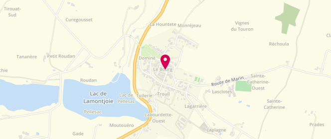 Plan de Alp de Lamontjoie, Place de Nemours, 47310 Lamontjoie