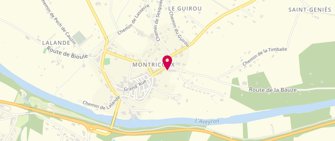 Plan de Accueil de loisirs - Alae Centre De Loisirs De Montricoux, Au Poustel, 82800 Montricoux