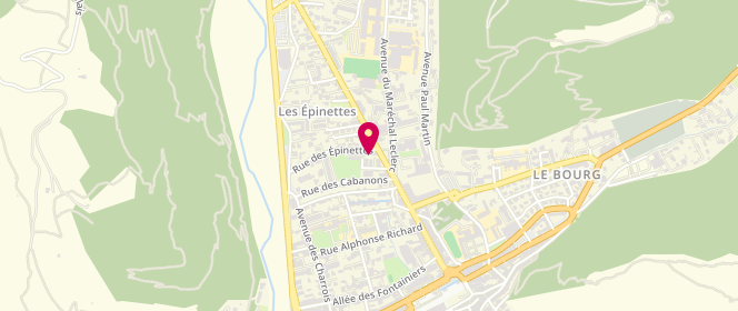 Plan de ACM la Sympathie, 16 Rue des Epinettes, 04000 Digne-les-Bains