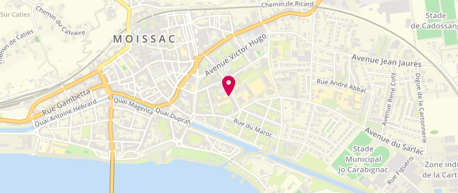 Plan de Accueil de loisirs De Chabrié, 11 Rue François Antic, 82200 Moissac