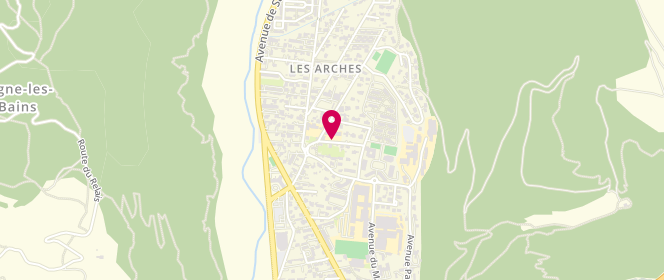 Plan de Accueil périscolaire-Ecole Primaire Des Arches, 1 Rue Louise Espie, 04000 Digne-les-Bains