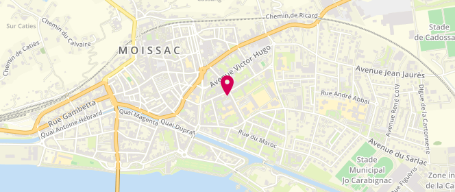 Plan de Centre de loisirs Municipal Adolescents, 24 Rue de la Solidarité, 82200 Moissac
