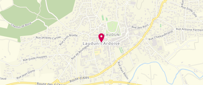 Plan de Accueil de loisirs de Laudun-l'Ardoise, 29 Place Jules Ferry, 30290 Laudun-l'Ardoise
