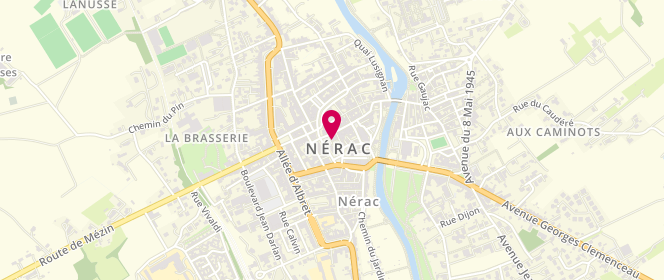 Plan de ALP de Nérac, Rue Jean Rostand, 47600 Nérac