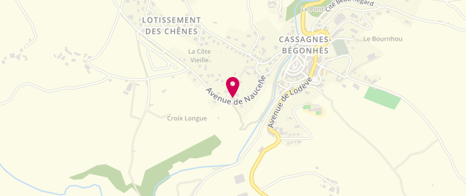 Plan de Accueil de loisirs Les Enfants Sauvages, 10 Avenue de Naucelle, 12120 Cassagnes-Bégonhès