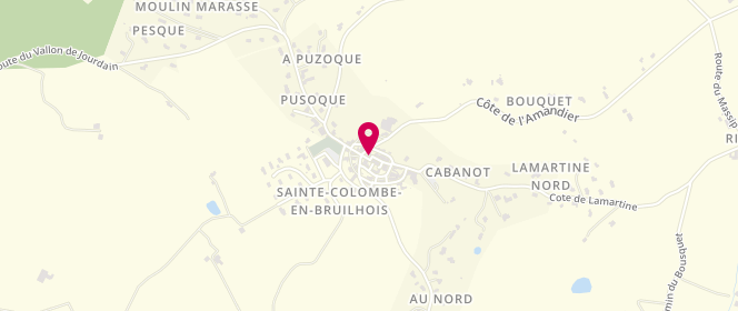 Plan de Accueil de loisirs de Sainte-Colombe-En-Bruilhois, 3 Place du Bruilhois, 47310 Sainte-Colombe-en-Bruilhois