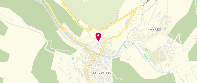 Plan de Accueil de loisirs Meyrueis, Ecole Publique de Meyrueis - Rue du Claouset, 48150 Meyrueis