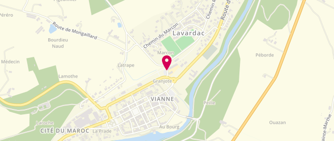 Plan de ALP de Vianne, Rue Jean-Jaurès, 47230 Vianne