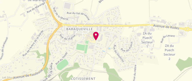 Plan de Accueil de loisirs Ecole Maternelle Georges Brassens, 167 Rue de la Vallée du Viaur, 12160 Baraqueville