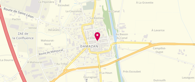 Plan de Accueil de loisirs de Damazan, Ecole, 47160 Damazan