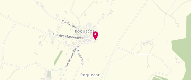 Plan de Association Alej - Alsh Lous Pitchounets, Ecole Maternelle du Bourg, 82150 Roquecor