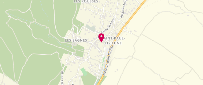 Plan de Centre de loisirs Les Balladins, Chemin des Mineurs, 07460 Saint-Paul-le-Jeune