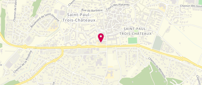 Plan de Accueil de loisirs de Mosaïc, 10 Rue du Serre Blanc, 26130 Saint-Paul-Trois-Châteaux