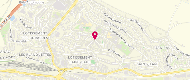 Plan de Scouts Et Guides De France - Notre Dame De L'assomption - Rodez, Avenue de Saint Pierre, 12000 Onet-le-Château