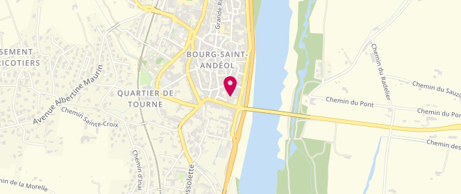Plan de Mairie de Bourg saint Andéol, 4 Place de la Concorde, 07700 Bourg-Saint-Andéol