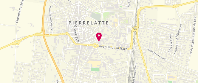 Plan de Accueil de loisirs périscolaire Baumet, Rue Théophile Gautier, 26700 Pierrelatte