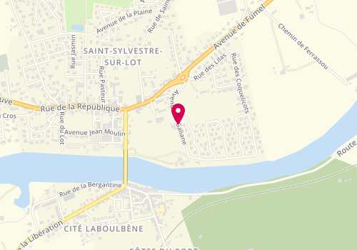 Plan de ALP Elémentaire saint Sylvestre sur Lot, 4 Chemin Galiane, 47140 Saint-Sylvestre-sur-Lot