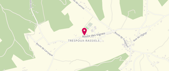 Plan de Accueil de loisirs De La Mairie De Trespoux, 3200 Route des Vignes, 46090 Trespoux-Rassiels