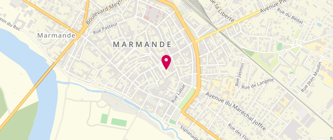 Plan de Scouts Et Guides De France - Groupe Marmande, Route de Tonneins, 47200 Marmande