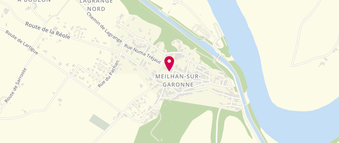 Plan de Accueil de loisirs de Meilhan sur Garonne, 2 Allée Docteur Gabourin, 47180 Meilhan-sur-Garonne