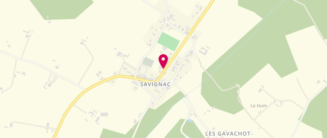 Plan de Accueil extrascolaire - Savignac, 14 le Bourg, 33124 Savignac