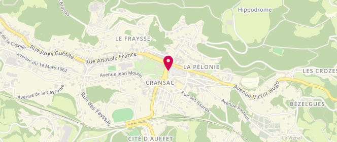 Plan de Scouts Et Guides De France - Saint Eloi - Bassin De Decazeville, Bourg, 12110 Cransac