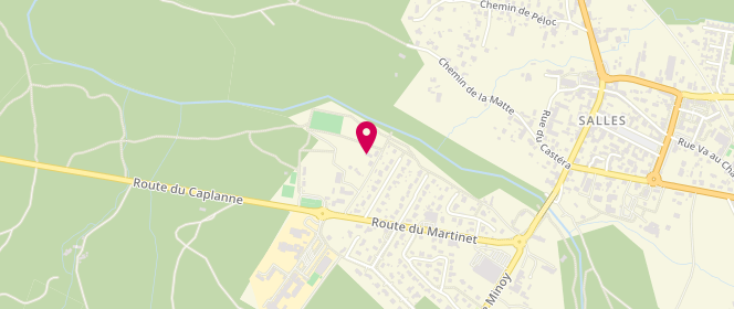 Plan de Accueil de loisirs - Centre De Loisirs Des Éclaireurs De Gascogne, 7 Route du Martinet, 33770 Salles