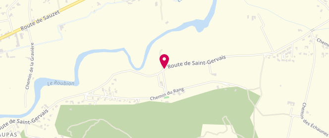Plan de Accueil de loisirs Kid'O'Vert, Route de Saint Gervais, 26200 Montélimar