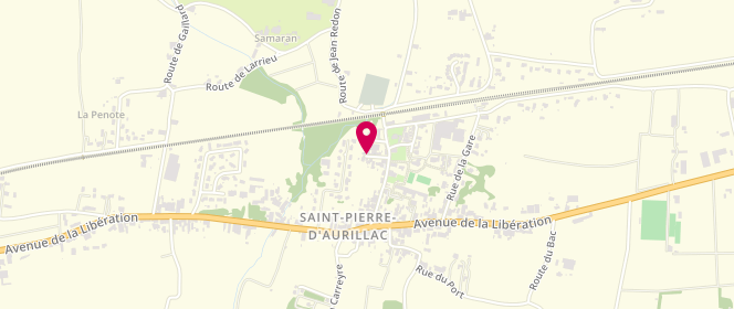 Plan de Accueil de loisirs - Saint Pierre D'aurillac, 23 Rue le Mane, 33490 Saint-Pierre-d'Aurillac