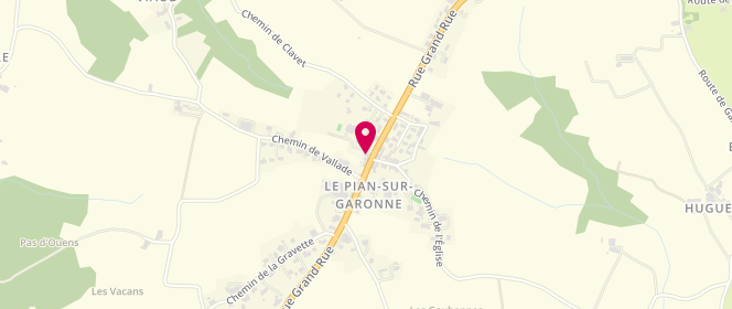 Plan de Accueil périscolaire - Pian Sur Garonne, 37 Grand Rue, 33490 Le Pian-sur-Garonne