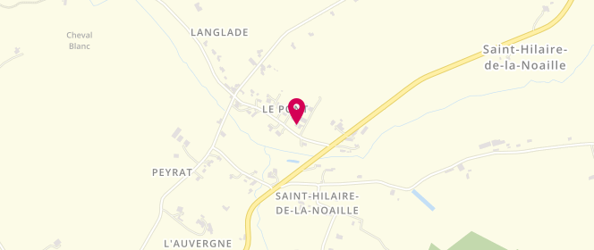Plan de Accueil périscolaire - Saint Hilaire De La Noaille, 263 Route de l'École, 33190 Saint-Hilaire-de-la-Noaille