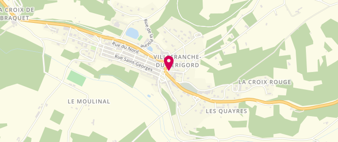 Plan de Accueil de loisirs Peri Villefranche du Per, Route de Besse, 24550 Villefranche-du-Périgord